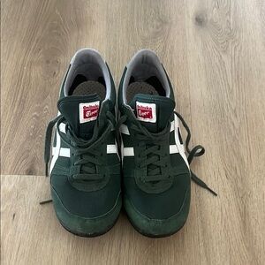 Onitsuka Tiger by Asics Green and White Sneakers